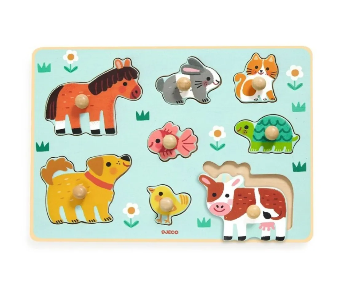 Niños Djeco Encajable Dog'n'Co