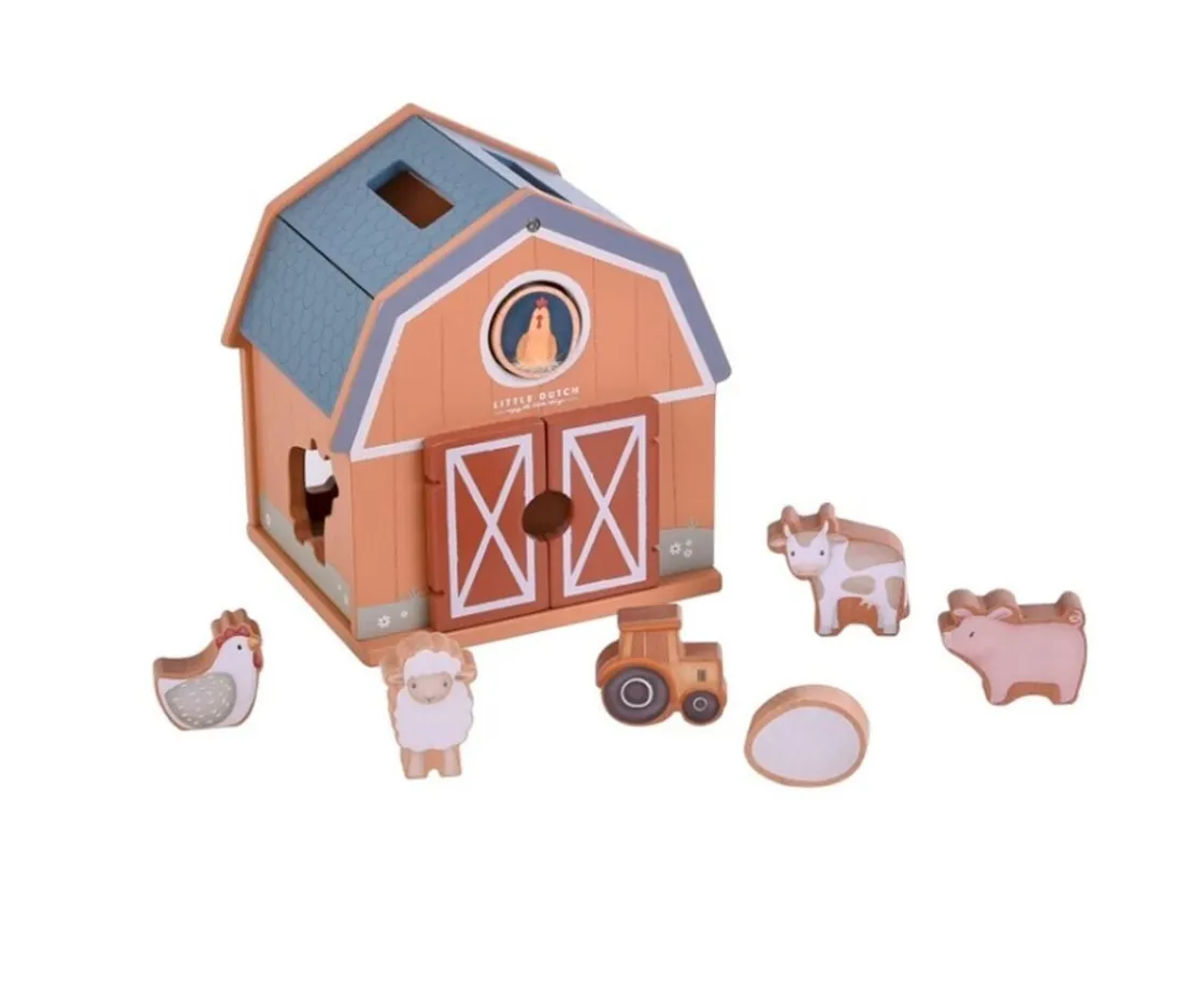 Little Dutch Encajable Little Farm FSC^Niños Juguetes Para Niños De 18 Meses
