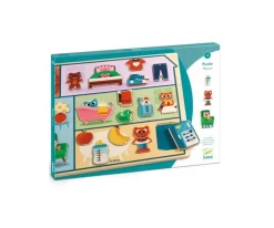 Niños Djeco Encajable Puzzle House