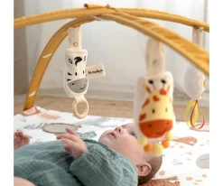 Mimaar Enrollagateo Maxi ABC con Arco y Muñecos Sensoriales^Niños Juguetes Para Recién Nacidos