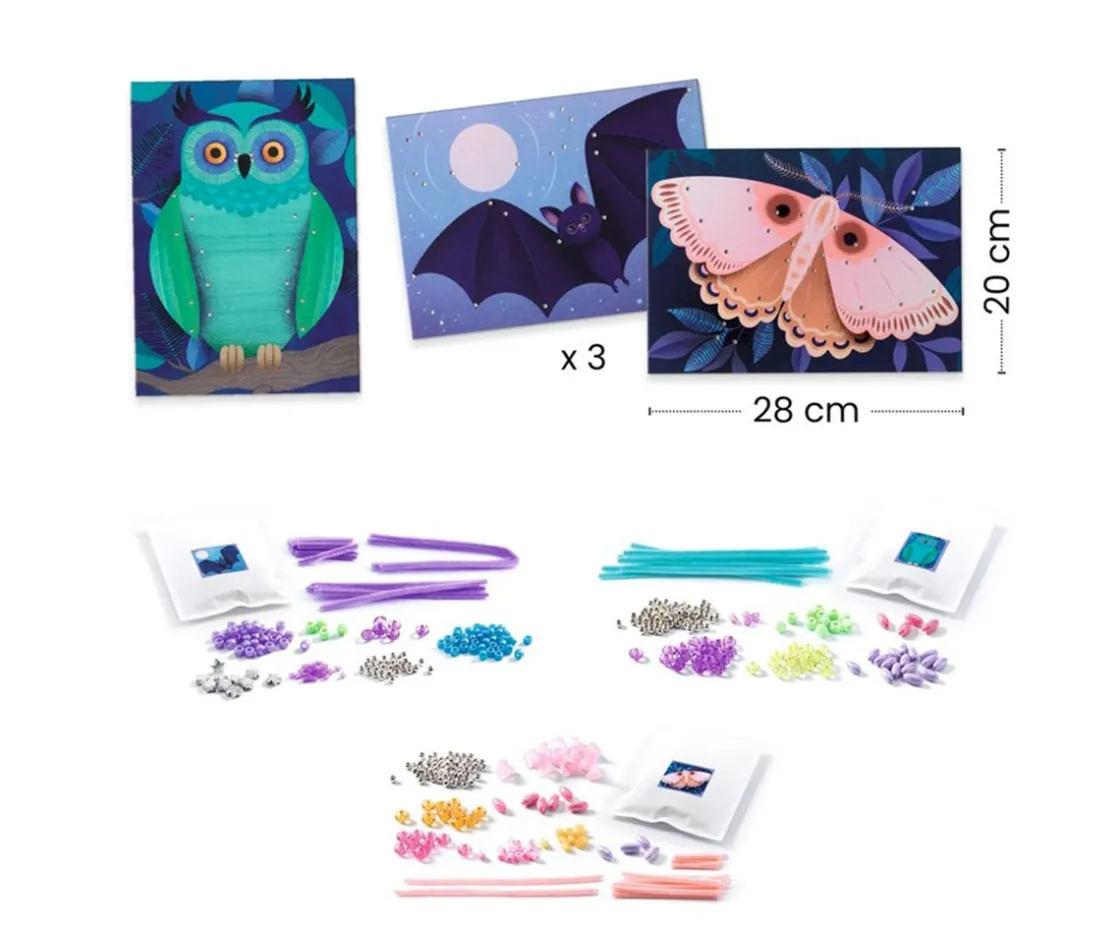 Niños Djeco Ensartes Iluminar La Noche