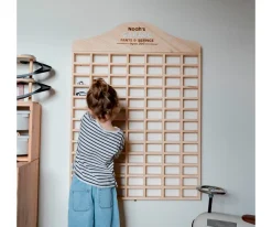 Walamami Estantería Grande de Madera para Coches de Juguete^ Decoración Pared Infantil