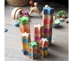 Niños TickiT Estrellas Madera Natural