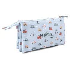 Tutete Estuche 3 Compartimentos City Cars Personalizable