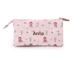 Tutete Estuche 3 Compartimentos Little Red Personalizable