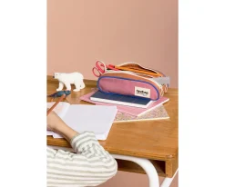 Hindbag Estuche Doble Malo Tricolor Blush