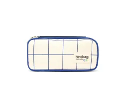 Hindbag Estuche Max Tricolor Cuadros Beige