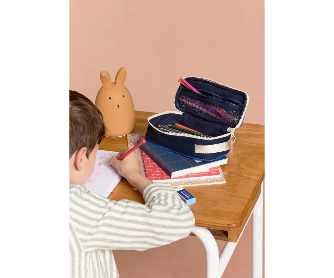 Hindbag Estuche Max Tricolor Cuadros Beige