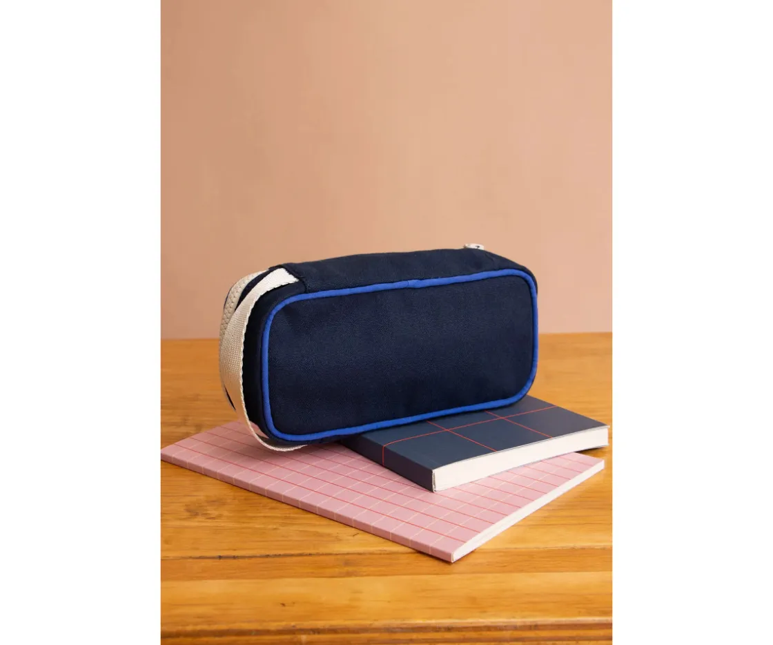 Hindbag Estuche Max Tricolor Cuadros Beige