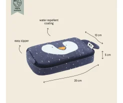 Trixie Estuche Rectangular Mr. Penguin Personalizable^ Estuches Escolares