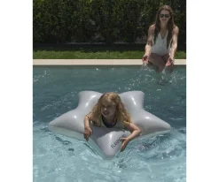 Flamingueo Flotador Donut Estrella Plata Vega^Niños Flotadores Niños