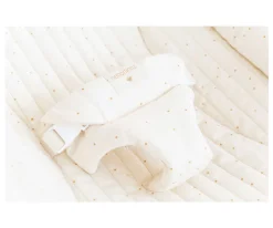 Nobodinoz Funda de Hamaca Growing Green Honey Sweet Dots Natural