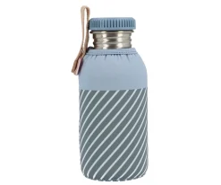 Monnëka Funda Neopreno Stripes Blue 500ml Personalizable