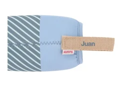 Monnëka Funda Neopreno Stripes Blue 350ml Personalizable^ Botellas Para Personalizar