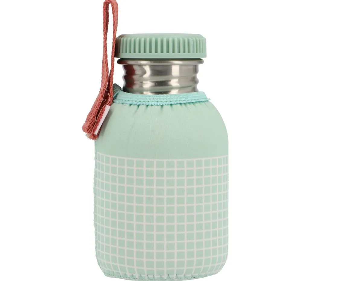 Monnëka Funda Neopreno Stripes Sage 350ml Personalizable