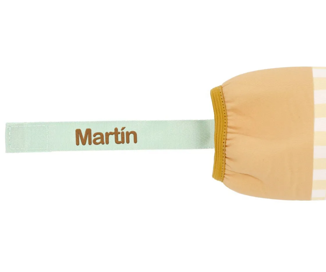 Monnëka Funda Neopreno Stripes Yellow Chess 750ml