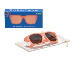 Babiators Gafas de Sol Flexibles (3-5 años) Navigators Polarizadas Perfectly Papaya^Niños Gafas De Sol Para Niños