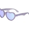 Babiators Gafas de Sol Flexibles Hearts (3-5años) Lavender Shimmer Purple Mirrored Lenses^Niños Gafas De Sol Para Niños