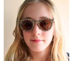 Grech & Co Gafas de Sol Flexibles Polarizadas (9años-14años) Classic Junior Storm Plaid^Niños Gafas De Sol Para Niños