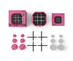 Niños GiiKER Tres en Raya Tic-Tac-Toe Bolt Rosa