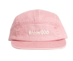 Banwood Gorra Washed 5 Paneles Rosa