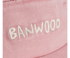 Banwood Gorra Washed 5 Paneles Rosa