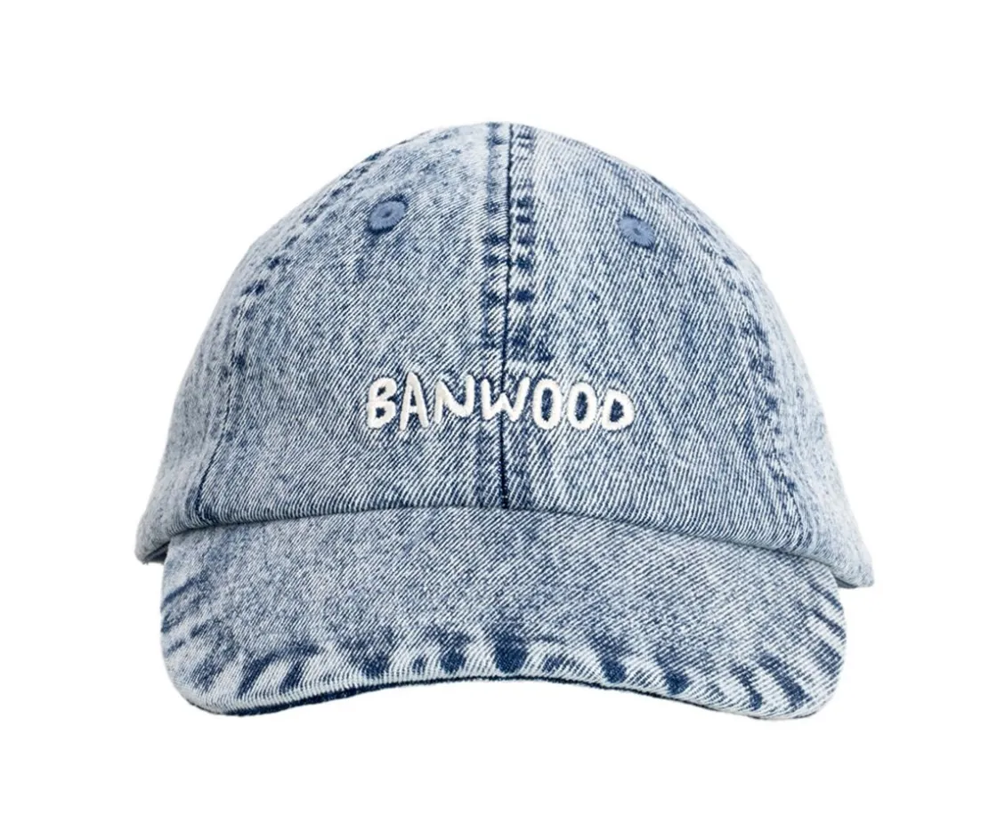 Banwood Gorra Washed Béisbol Denim^ Gorros