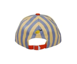 Sticky Lemon Gorra Stripes Blue Whale + Sandy Yellow Personalizable^ Gorros