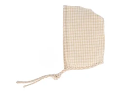 Tutete Textil Gorro Vichy Beige para Muñeco^Niños Accesorios Para Muñecas