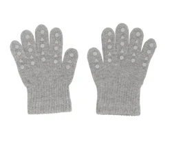 Niños GoBabyGo Guantes Antideslizantes Lana Merino Gris Melagne