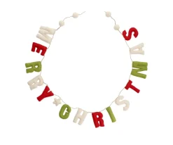 Monnëka Guirnalda Navidad Merry Christmas^ Adornos Y Decoración Navidad