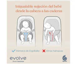 Ergobaby Hamaca 3 en 1 Evolve Beige^ Mobiliario Infantil