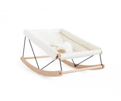 Nobodinoz Hamaca para Bebé Growing Green Funda White Gatsby