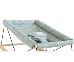 Nobodinoz Hamaca para Bebé Growing Green Funda White Gatsby