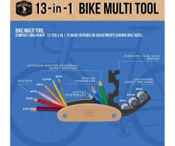 Legami Herramientas para Bicicleta 13 en 1 Bike Multi Tool^Niños Bicicletas Para Niños