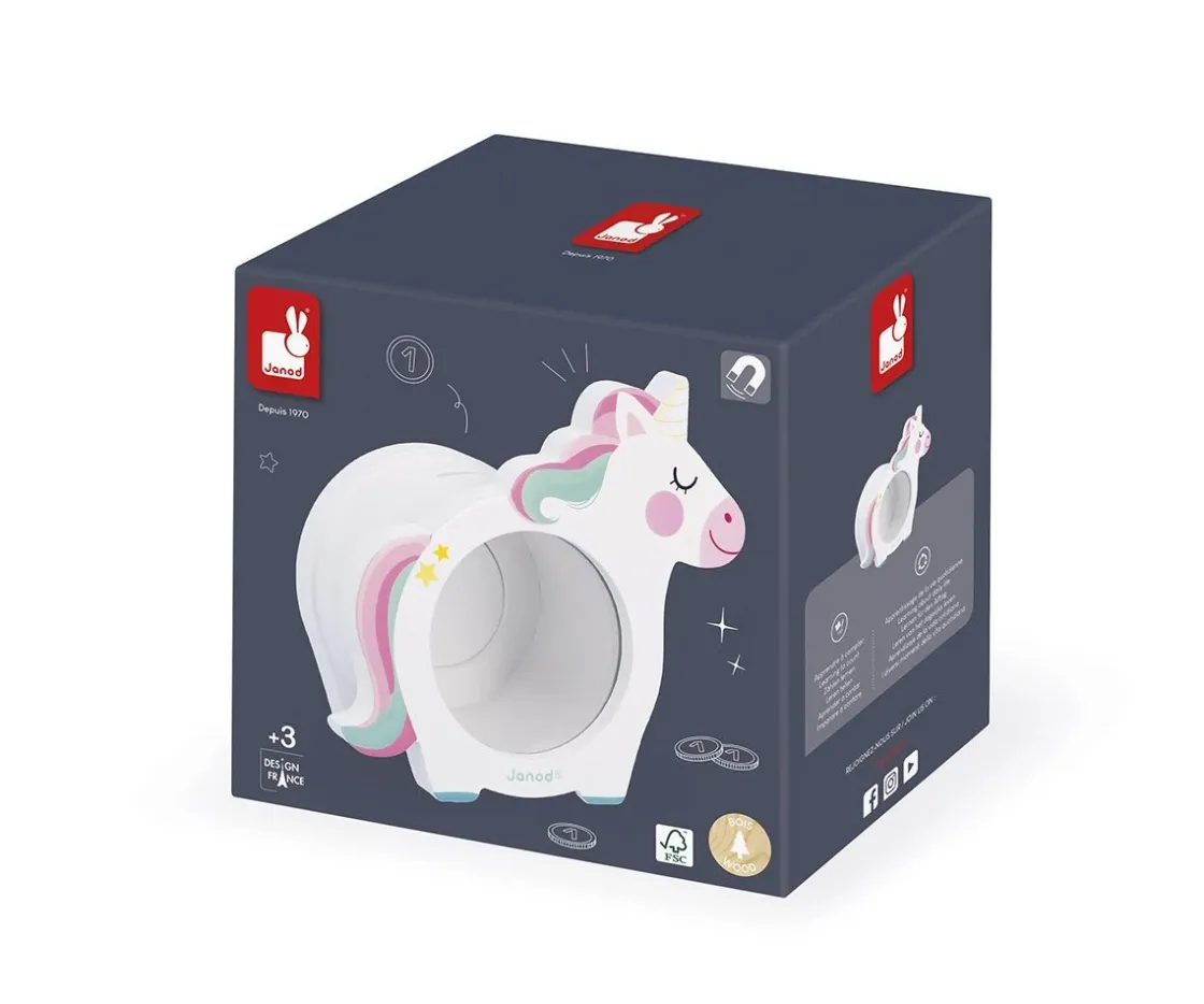 Janod Hucha de Madera Unicornio^Niños Juguetes Niños 3 Años