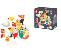Niños Janod Imanes Mix & Match de Aves 24 Piezas