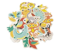 Niños Janod Imanes Tropicales 24 Piezas
