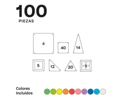 Niños Braintoys Imanix Classic 100 Piezas