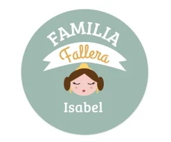 Tutete Imán Personalizado Mamá Familia Fallera^ Chapas Personalizadas