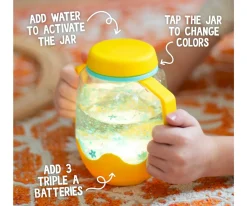 Niños Glo Pals Jarra Sensorial Amarilla