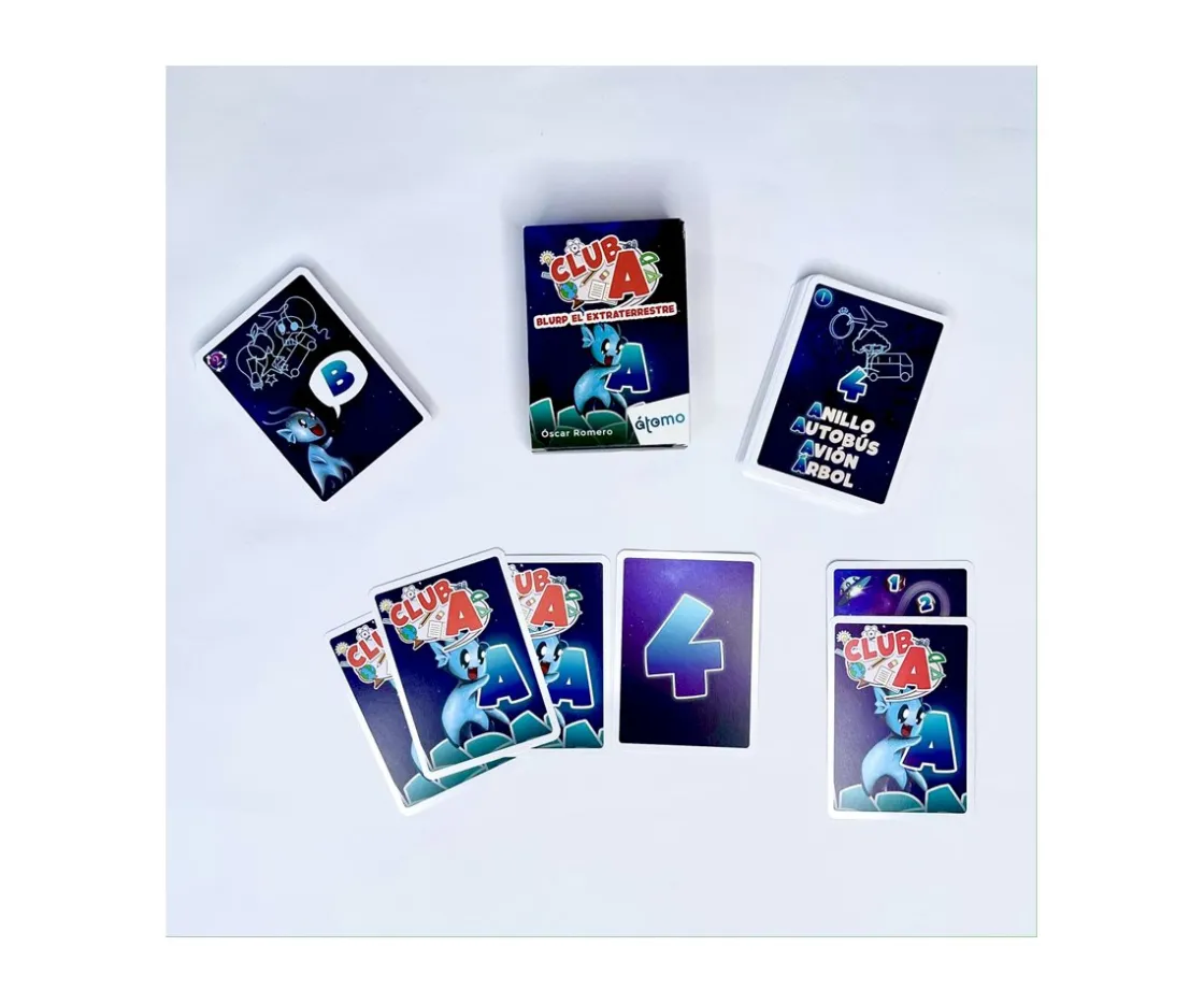 Niños átomo Juego Blurp El Extraterrestres Club A