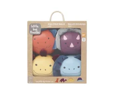 Niños Little Big Friends Juego de 4 bolas de Peluche Dino Friends