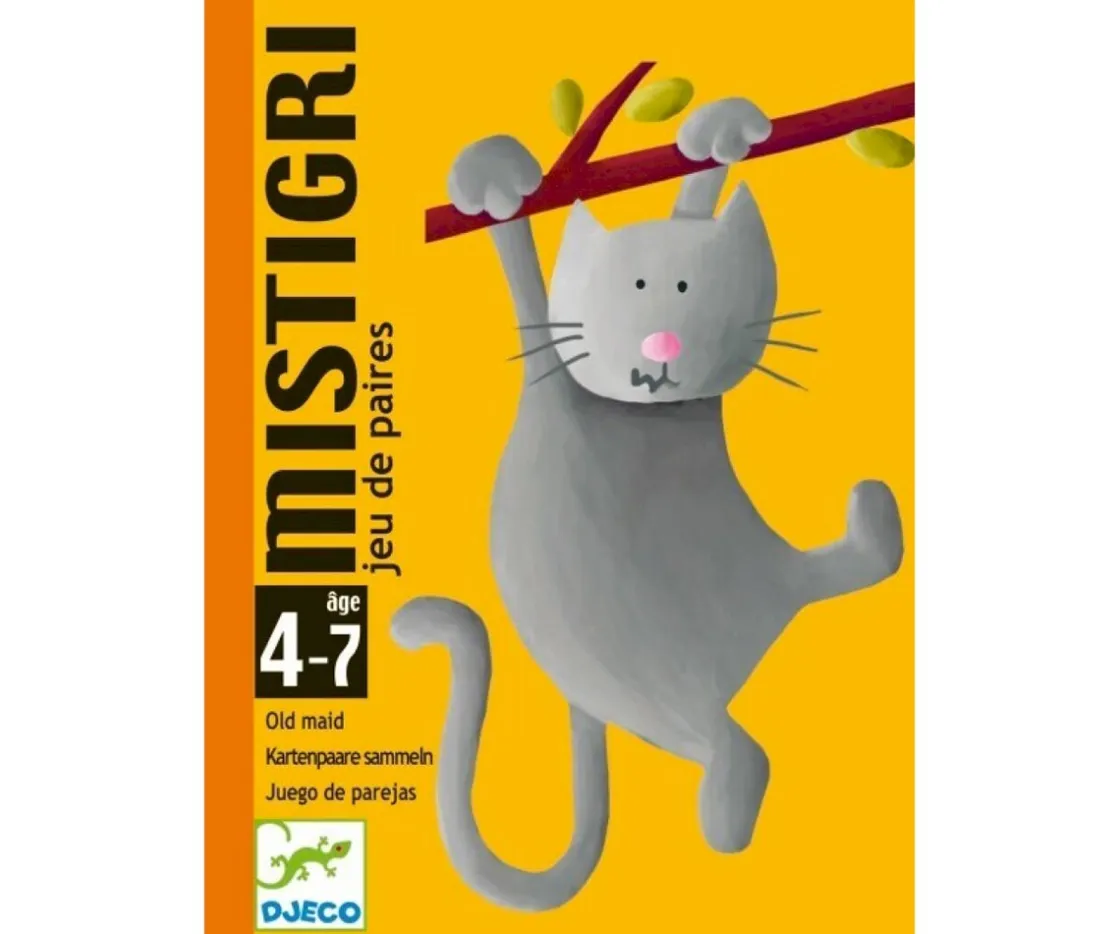 Niños Djeco Juego de Cartas Mistigri