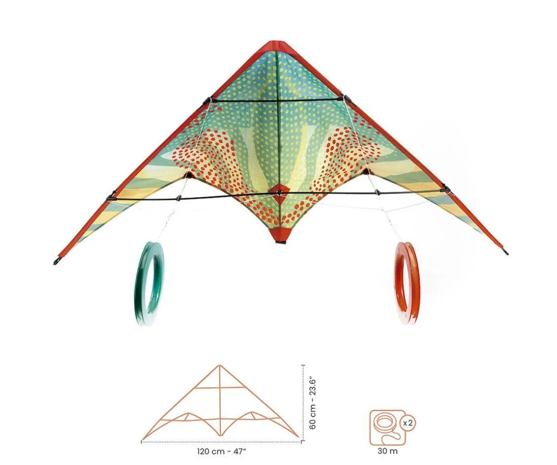 Niños Djeco Juego de Habilidad Cometa Red Dots