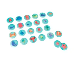 Niños Janod Juego de Memoria Baño Mis Animales Bebés