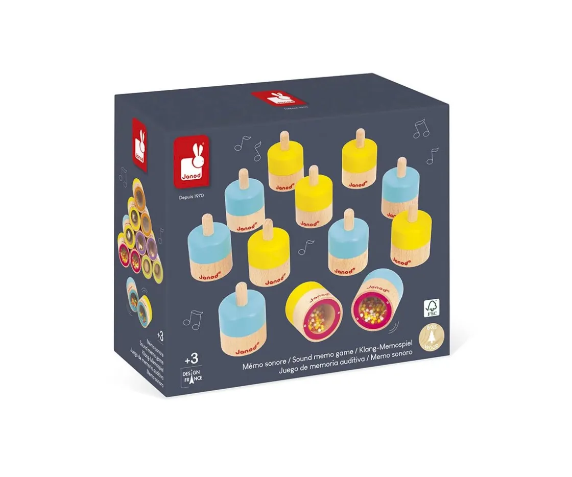 Niños Janod Juego de Memoria Sensorial Sound Memo