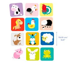 Banana Panda Juego de Memoria Suuuper Size Memory Wild Animals^Niños Juguetes Para Niños De 18 Meses