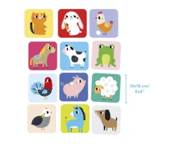 Niños Banana Panda Juego de Memoria XXL Farm Animals