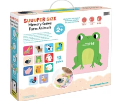 Niños Banana Panda Juego de Memoria XXL Farm Animals